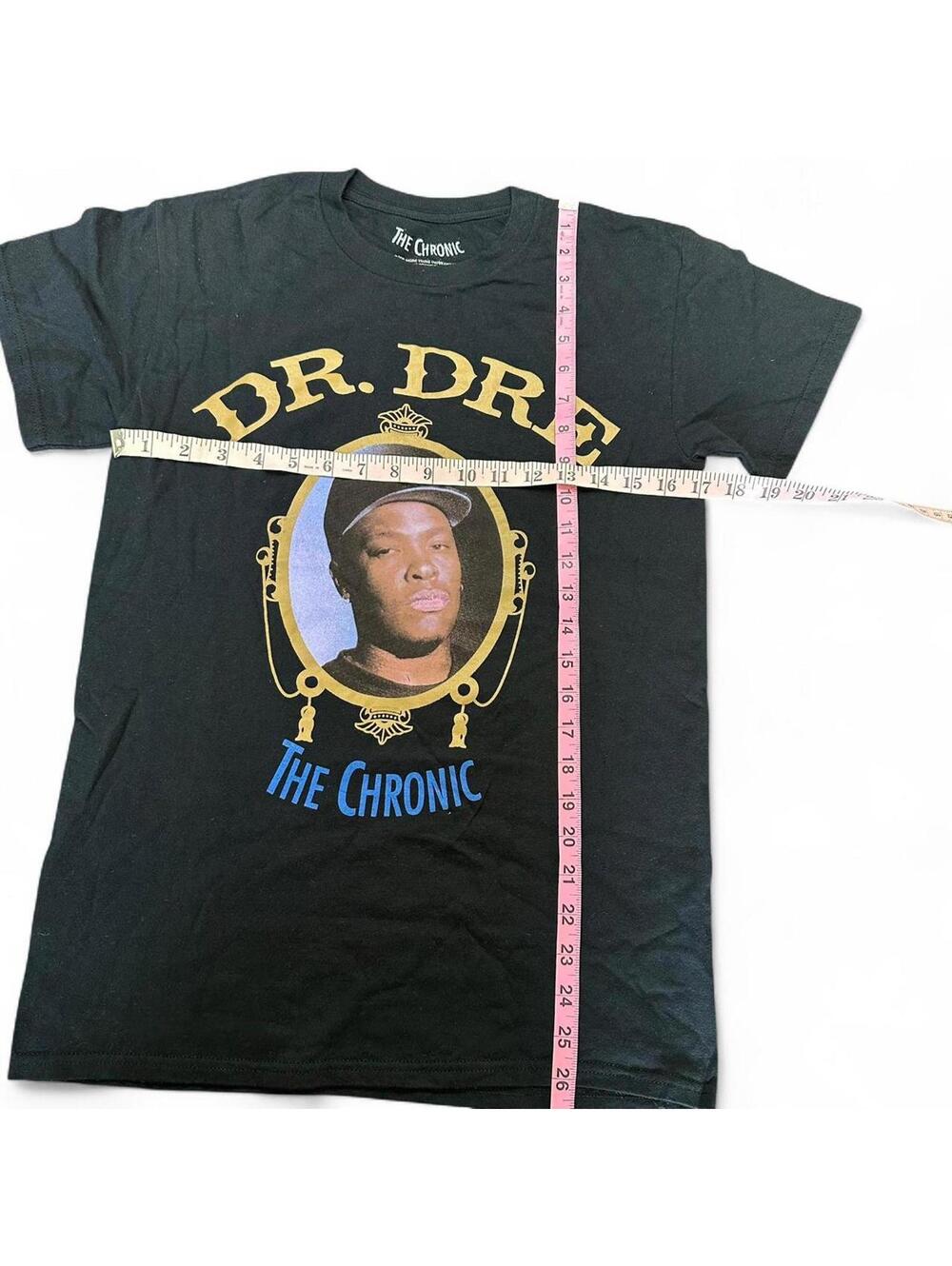 Dr. Dre The Chronic Black Graphic T-Shirt Size Small - Gem